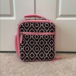 Pottery Barn Kids Brown & Pink Lunchbox